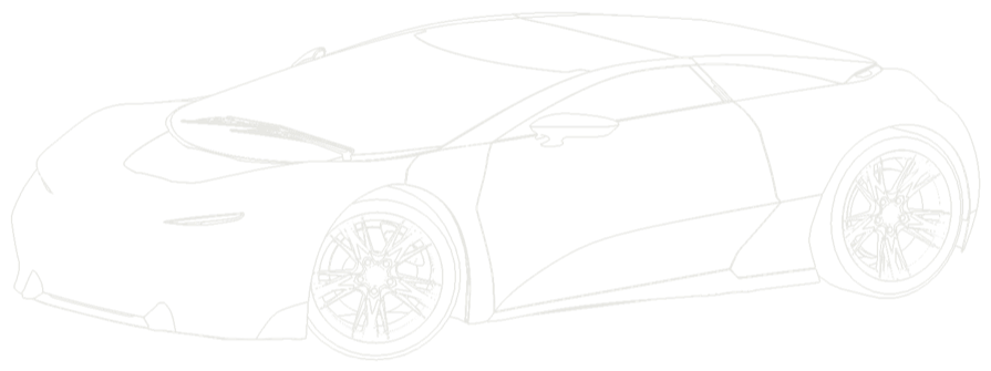 Line drawing of a car